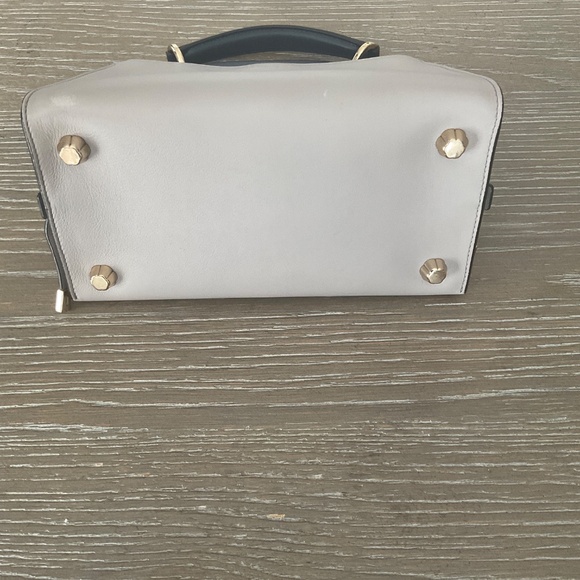 Salvatore Ferragamo small leather, blue, and gray purse - Picture 3 of 9